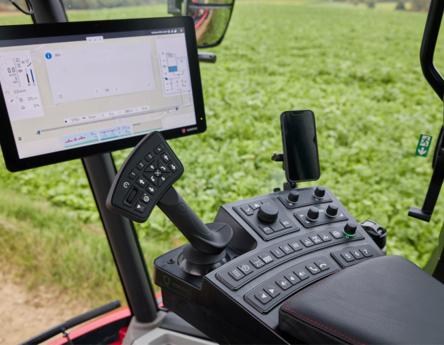 Close up of the EcoTronicPlus screen.