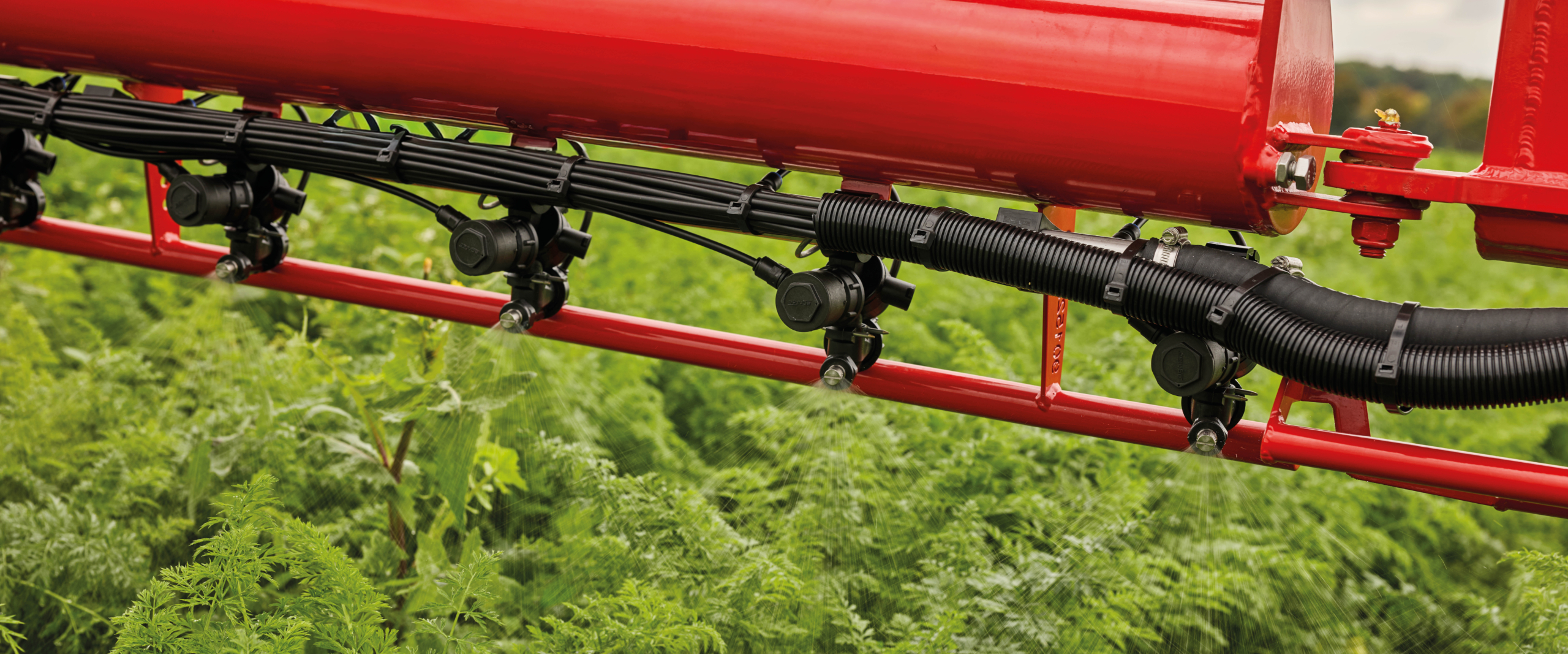 Close up of the HighTechAirPlus nozzles.