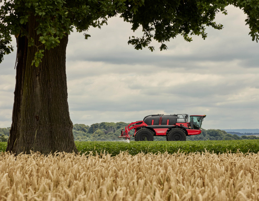 Endurance 80 spraying in a green field.