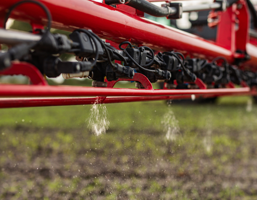 Detailed close up view of the StrictSprayPlus nozzle.