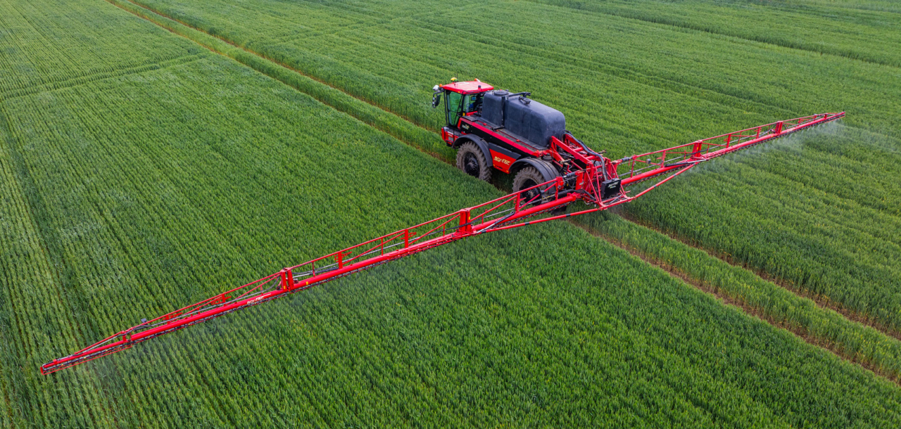 The Agrifac Condor Vanguard in the field in the United Kingdom.