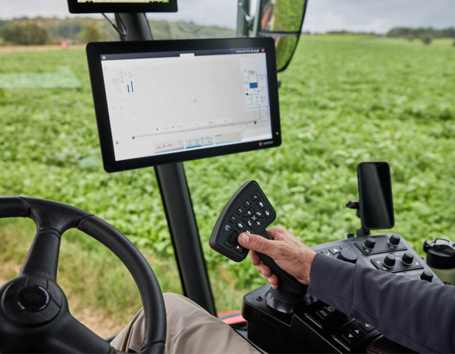 Close up of the EcoTronicPlus screen.