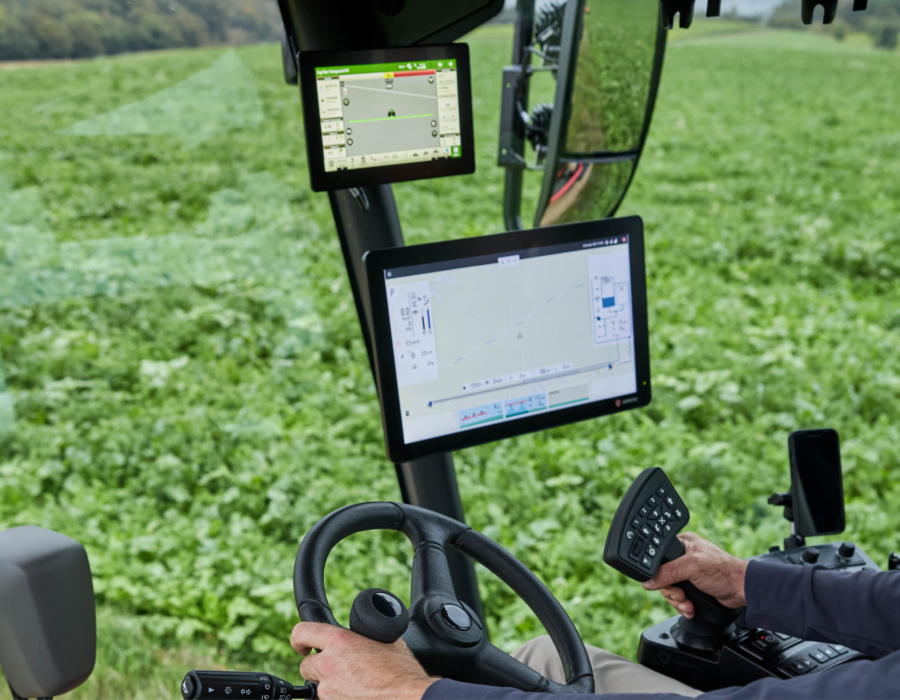 Close up of the EcoTronicPlus screen.