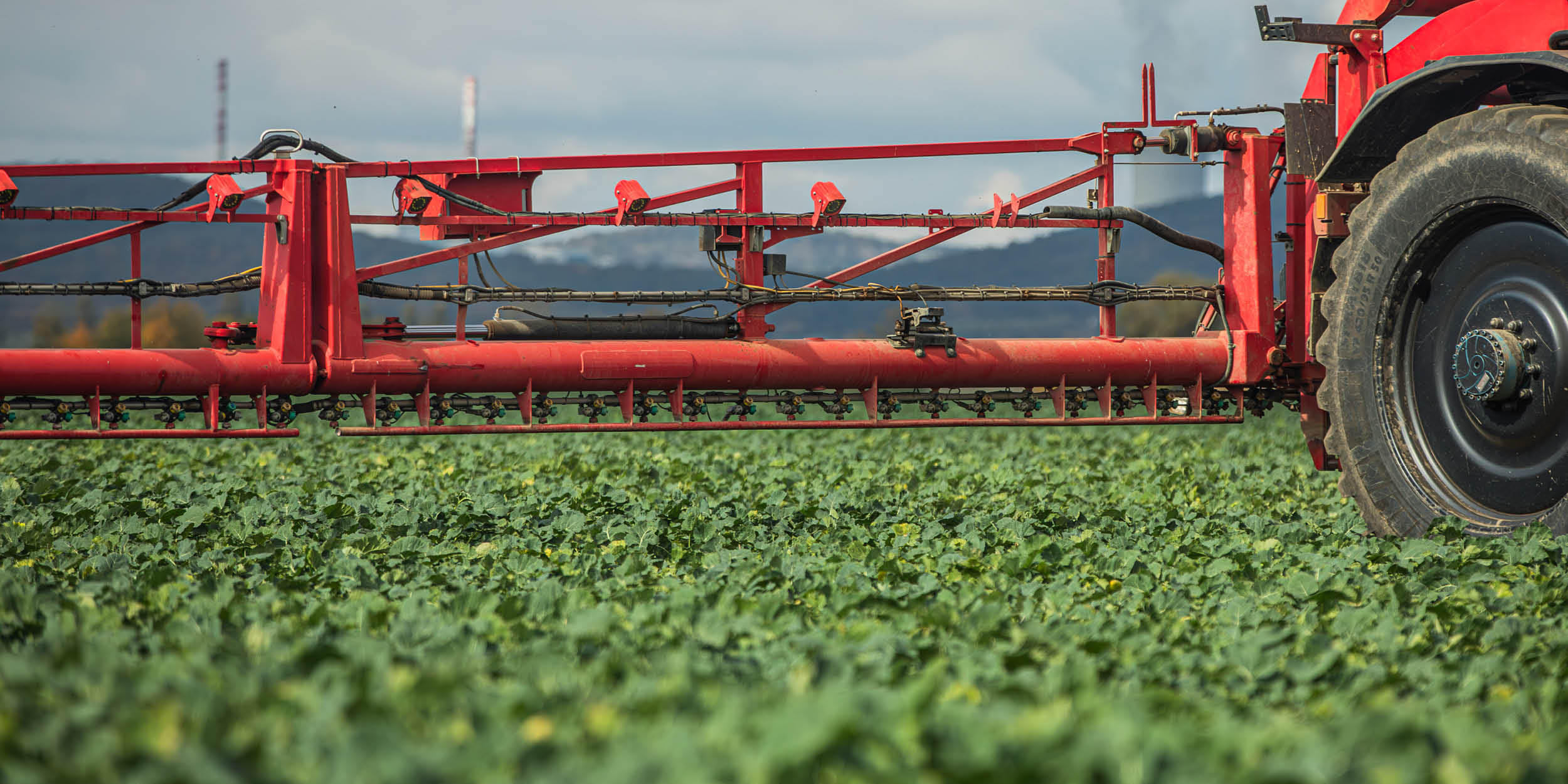 AICPlus sprayer in the field.