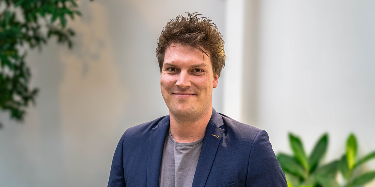 Portrait photo of Thijmen de Jong at Agrifac.