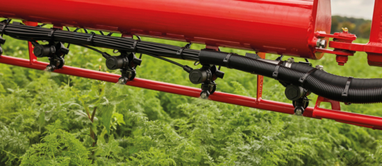 Close up of the HighTechAirPlus nozzles.